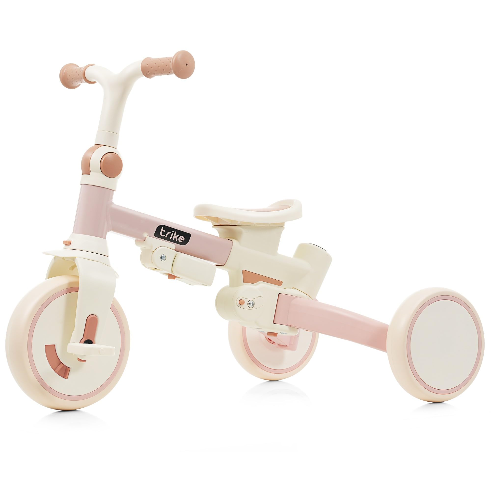 Amazon.co.jp: 子供用三輪車 折りたたみ 6ヶ月～5歳 かじとり 手押し棒